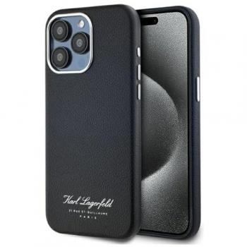Funda Rigida Karl Lagerfeld Hotel RSG para iPhone 15 Pro Max 6,7 Pulgadas Color Negro