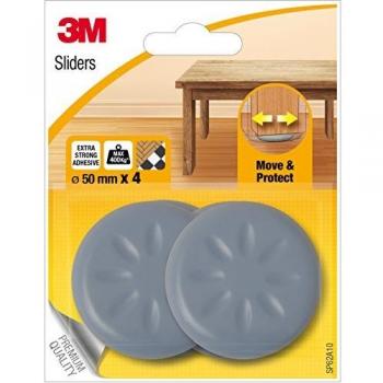 3M - Patines protectores clásicos, gris, UU003708565
