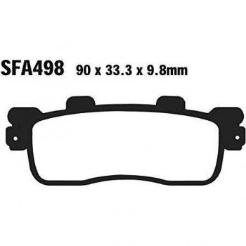 Pastillas de freno EBC Sfac-series Carbon para scooter Sfac498 negras talla única