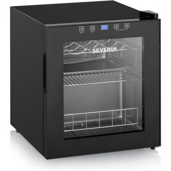 Vinoteca Severin para 15 botellas, temperatura ajustable, 46 L, modelo WKS 8907, color negro
