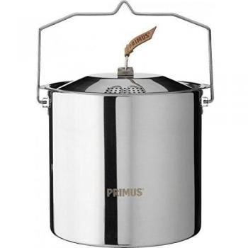 Relags Unisex_Adult Primus Edelstahltopf 'Campfire' Pot, Silver, 5 litres