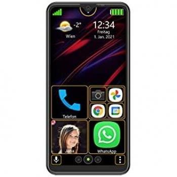 Smartphone Senior Bea-fon M6s, 6.26, Dual SIM, Android 10.0, 4G, 32 GB, Negro