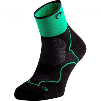 Calcetines Lurbel Challenge Three Negro Verde, Talla XL