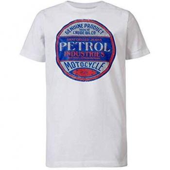 Petrol Industries KIDS Camiseta para niño B-SS19-TSR600 Blanco brillante 116 cm