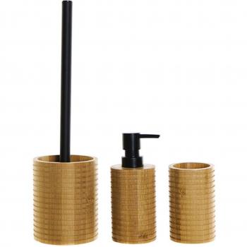 Set de Baño de Bambú Natural (3 Piezas)