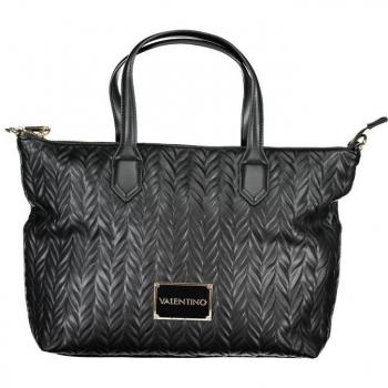 Valentino by Mario Valentino Black Polyethylene Handbag with Removable Pouch, Tote Bag, Female, Size: ONE SIZE