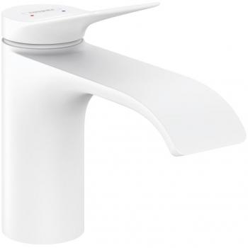 Grifo monomando de lavabo 80 sin vaciador automático, blanco mate - Hansgrohe Vivenis