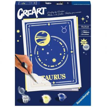 Kit para pintar con números Ravensburger CreArt - MNZ - Stier
