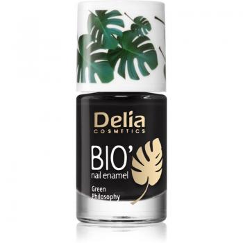 Delia Cosmetics Bio Green Nail Polish Tono 624 Night 11ml - Esmalte de uñas vegano, cobertura perfecta y brillo, fácil y rápida aplicación, ingredientes naturales, color duradero hasta 6 días