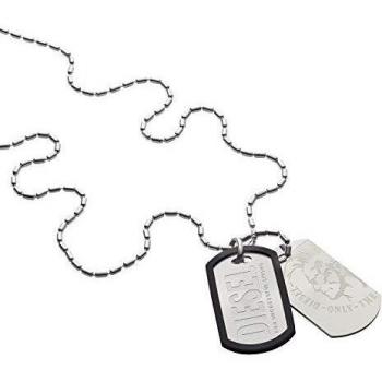 Diesel Collar de Hombre con Acero Inoxidable