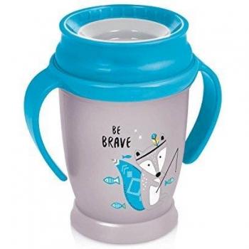 Lovi 360° Anti-Spill Cup, Indian Summer Design, 250ml for Kids (9m+)