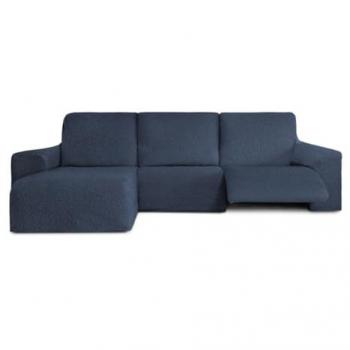 Funda Chaise Longue Relax Brazo Corto Izquierda Bielástica Roc Azul 120 x 120 x 360 cm