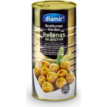 BigBuy Home Aceitunas Diamir Rellenas de Anchoa, 1.4 kg, S4601943