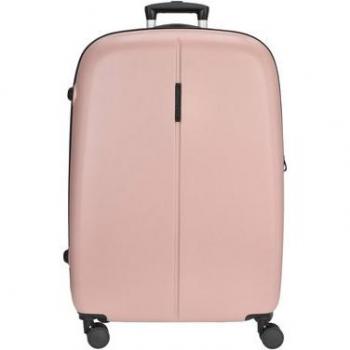Maleta Grande Expandible Gabol Paradise XP Rígida 77 cm Rosa con 4 Ruedas y Capacidad de 100 L