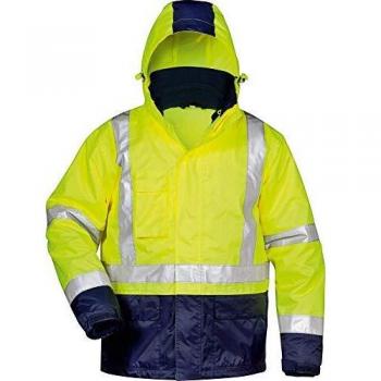 Chaqueta 3 en 1 de alta visibilidad Alf Safestyle® Amarillo/Azul Marino EN ISO 20471/3 Talla L
