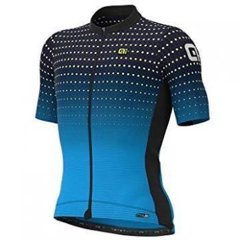 ALE SS Prs Bullet-Camiseta para Hombre, Negro Cian, XX-Large