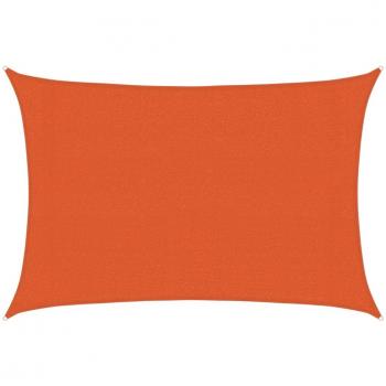 Toldo de vela HDPE 160 g/m² 3x5 m Color Beige, Terracota, Taupé y Naranja