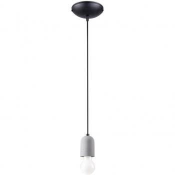 Lámpara colgante minimalista Neso 1 E27 - Diseño moderno, 14x14x115cm, bombillas no incluidas