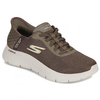 Zapatillas Skechers Go Walk Flex Slip-Ins para Hombre, Color Marrón, Talla 42.5 EU
