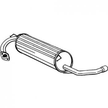Silenciador trasero BOSAL 278-839, tipo de producto: silenciador posterior para vehículos, características: fabricado en acero inoxidable, diseño optimizado para reducción de ruido, compatible con múltiples modelos de automóviles, fácil instalació