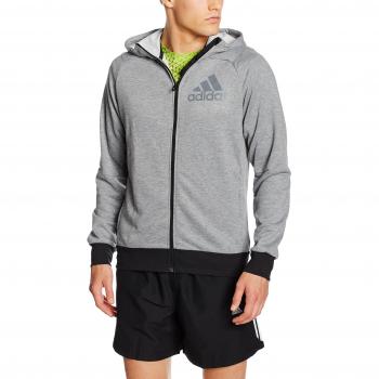 adidas Prime Hoodie - Sudadera para hombre, color negro / verde, talla M