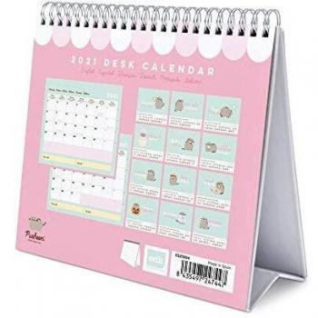 ERIK - Calendario de Escritorio 2021 Pusheen Foodie Collection, 17x20 cm