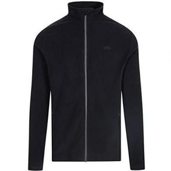 Trespass Tadwick - Chaqueta de forro polar antibolitas para hombre, 140 g/m², Hombre, Chaqueta de forro polar antibolas, 140 g/m²., MAFLMFTR0001_BLKXL, negro, XL