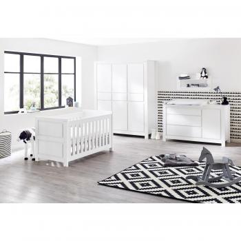 Habitación Infantil Milk Extra Ancha con Armario de 6 Puertas