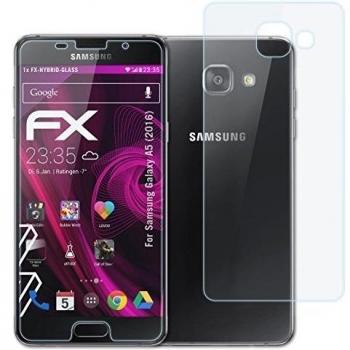 atFoliX Lámina Protectora de plástico Cristal Compatible con Samsung Galaxy A5