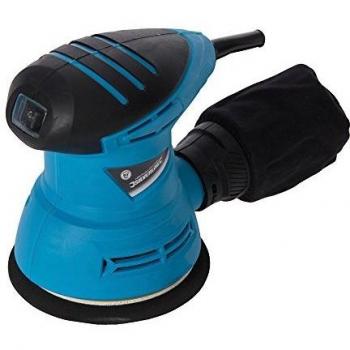 Silverline 870944 Lijadora orbital, 240 W, Azul, 125 mm