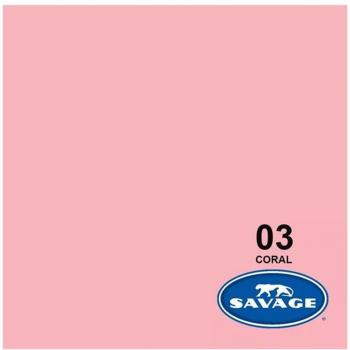 Coral Seamless Background Paper 2.72m x 11m (107 x 36')