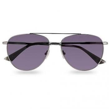 Hackett HSK1147 930 Men's Sunglasses Silver Size 51, Stainless Steel Panto Sunglasses with UV Protection, Gray, ONE SIZE