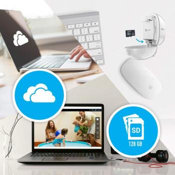 EZVIZ C3A Cámara con Batería, Sistema de Seguridad y Vídeo Vigilancia, Triple Pack con W2D,  WiFi 2.4GHz 1080p FHD, Exterior / Interior, Visión Nocturna, Audio Bidireccional y Recargable