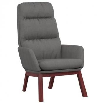 Sillón de Relax de Tela Gris Claro vidaXL