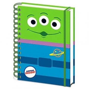 Cuaderno Premium A5 Toy Story Alien de Disney, Color Verde
