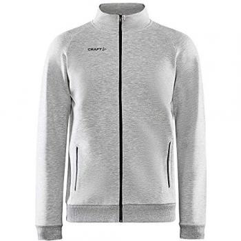 Craft Men's CORE Soul Full Zip Jacket - Grey Melange, Size S