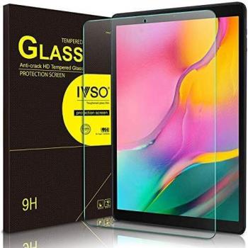 IVSO Templado Protector para Samsung Galaxy Tab A T510/T515 10.1 2019, Premium Cristal de Pantalla de Vidrio Templado para Samsung Galaxy Tab A 10.1 T510/T515 2019, 1 Pack