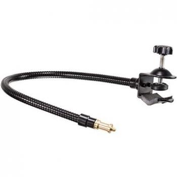 BRESSER BR-23 Cuello de Cisne de 50 cm con Abrazadera de Tubo de 30mm y Adaptador de Espiga 1/4''