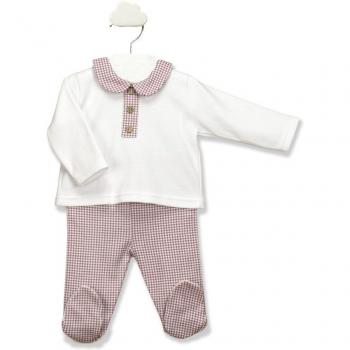 Conjunto Polaina + Camiseta Cuello Bebé Smiling Babidu 52193