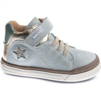 Botines Pablosky Touba Sorrento azul con estrella con glitter