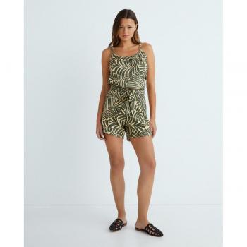 Pantalón corto de mujer Only Callie Verde con cinturón
