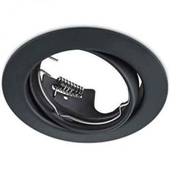 Foco empotrable redondo Jura negro 1x15W diámetro 8,3cm