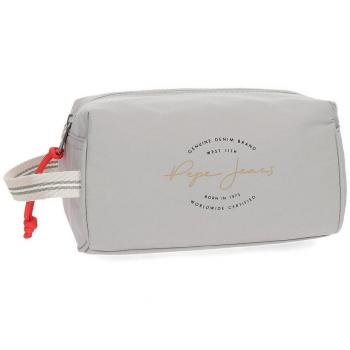 Pepe Jeans Yoga Neceser Adaptable Gris 19x11,5x10 cms Poliéster