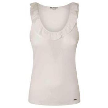 Camiseta Pepe Jeans Dorina N - Mujer | Manga Corta | Estampada | Blanco | Talla S