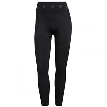 Adidas Leggins Aeroknit 7/8 para mujer, color negro, talla M