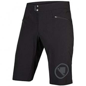Endura SingleTrack Lite - Pantalón corto para ciclismo de montaña, color negro, XL