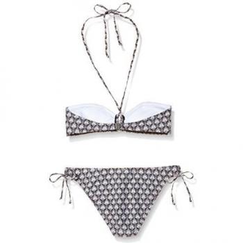 O 'Neill PW Mermaid Bikini, mujer, PW Mermaid Bandeau Bikini, negro, 42B