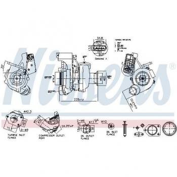 NISSENS Cargador, sistema de carga 93564 - Turbocompresor NISSENS 93564