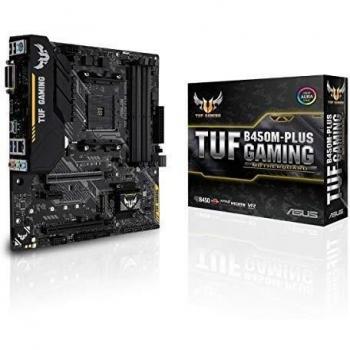 Asus TUF B450M-Plus Gaming AMD Ryzen 2 AM4 DDR4 HDMI DVI-D M.2 mATX Motherboard