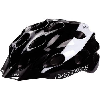 Catlike Tako - Casco de ciclismo, color negro / blanco brillo, talla LG